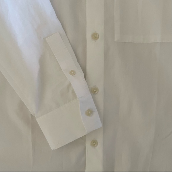Kotn Unisex Boxy Poplin Shirt in White - Picture 6 of 7